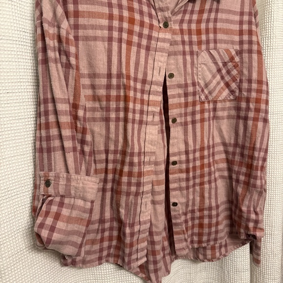 Prana organic cotton and polyester flannel button down - Picture 5 of 9